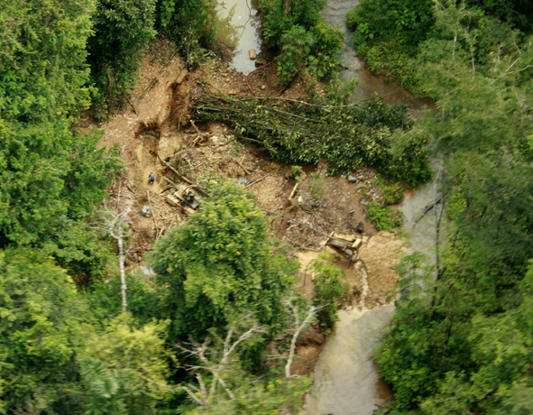 Orpaillage illégal